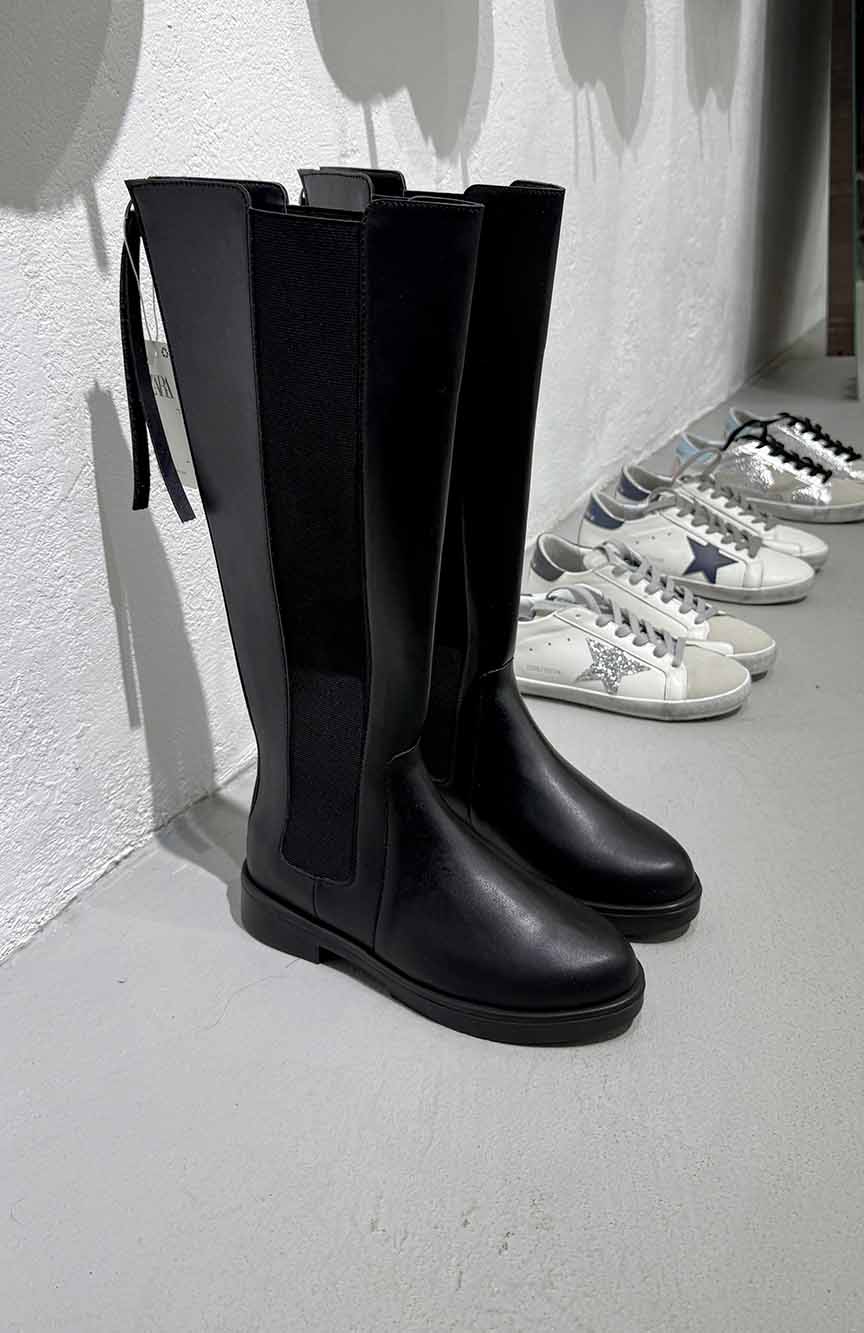 بوت بلند پشت زیپ دو کش