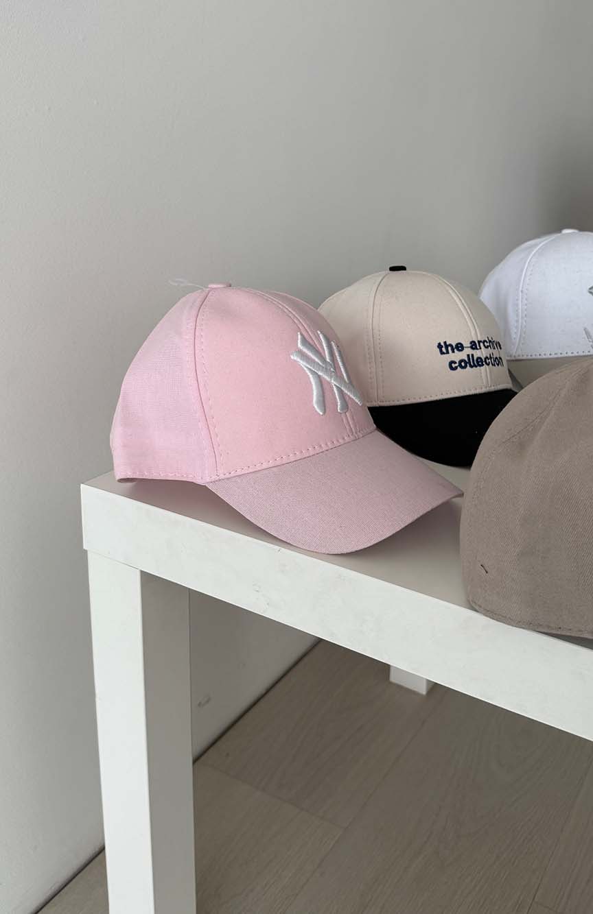 کلاه کپ NY صورتی