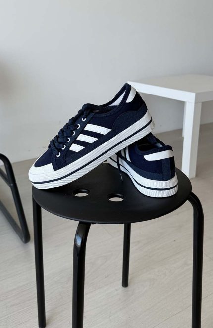 آدیداس اسکیت سرمه ای سفید