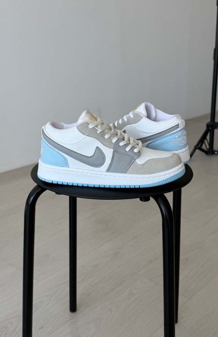 جردن لو سفید طوسی آبی N